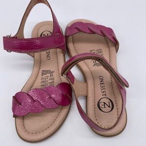 One35 Ankle Strap Pink Summer Sandals